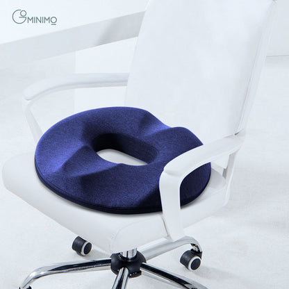 GOMINIMO Memory Foam Seat O Shape Navy Blue