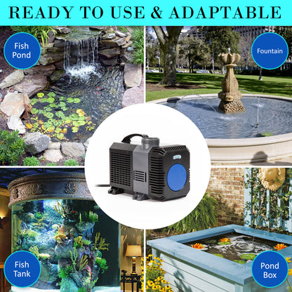 Aquarium Submersible Pond Water Pump 10000L/H