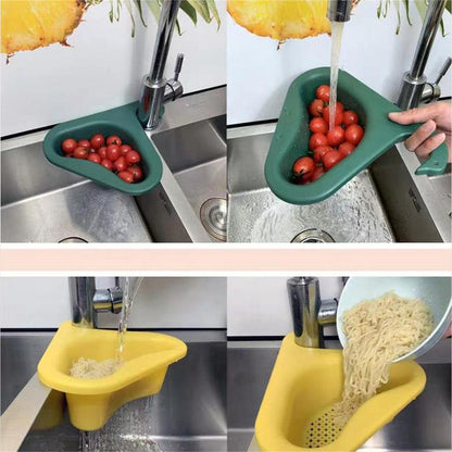 cookingstuff Drainage Dang Type Non-Perforated Fruit Vegetable Basket Dry Wet Separation