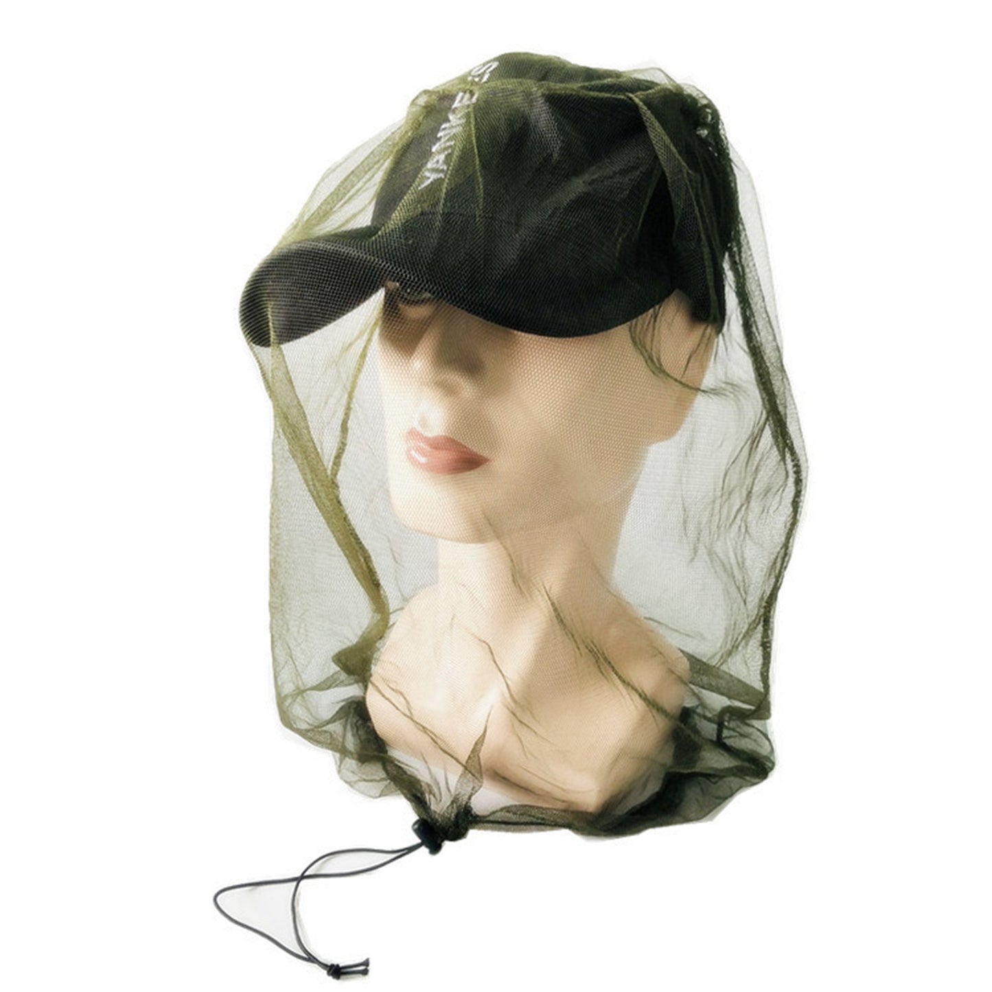 Mountgear 1 PCs Mosquito Fly Head Net Bee Outdoor Fishing Insect Mesh Hat Protector