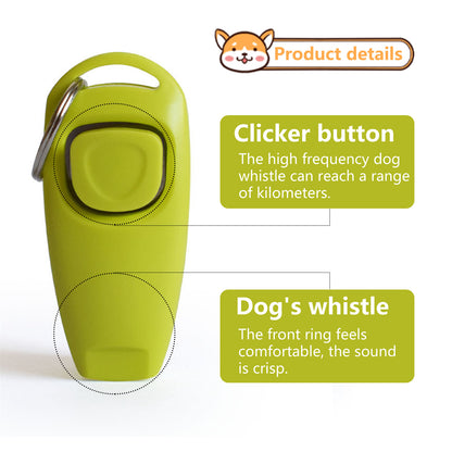 Pawfriends Puppy Dog Training Whistle Clicker Stop Barking Pet Combo Obedience Train Skills